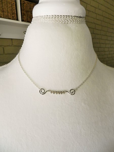  Sterling Silver Minimalist Necklace