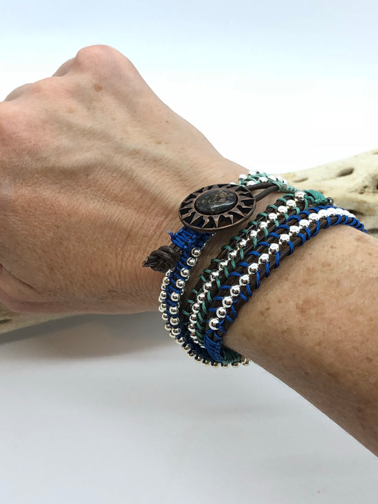 Load image into Gallery viewer, Beaded Wrap Bracelet
